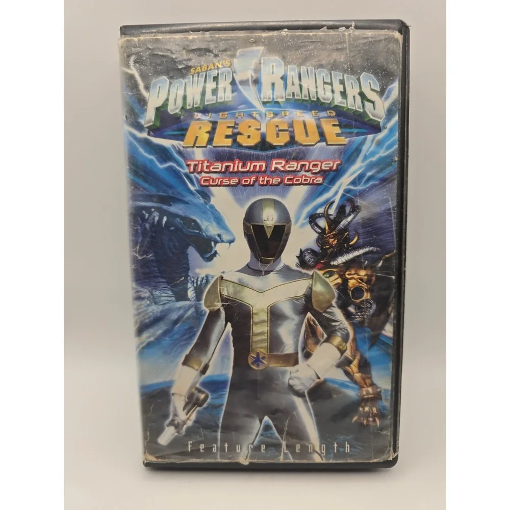 Power Rangers: Lightspeed Rescue - Titanium Ranger: Curse of the Cobra (VHS,...